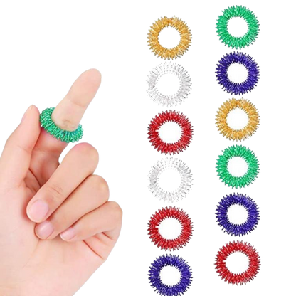 3-Pack Acupressure Rings