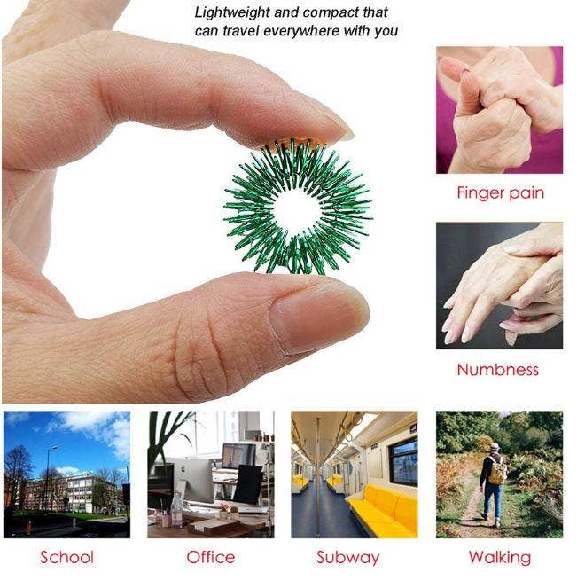 3-Pack Acupressure Rings