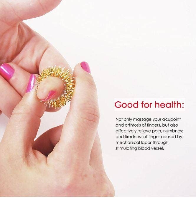 3-Pack Acupressure Rings
