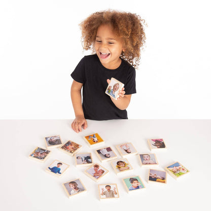 My Emotions Wooden Tiles - Pk18