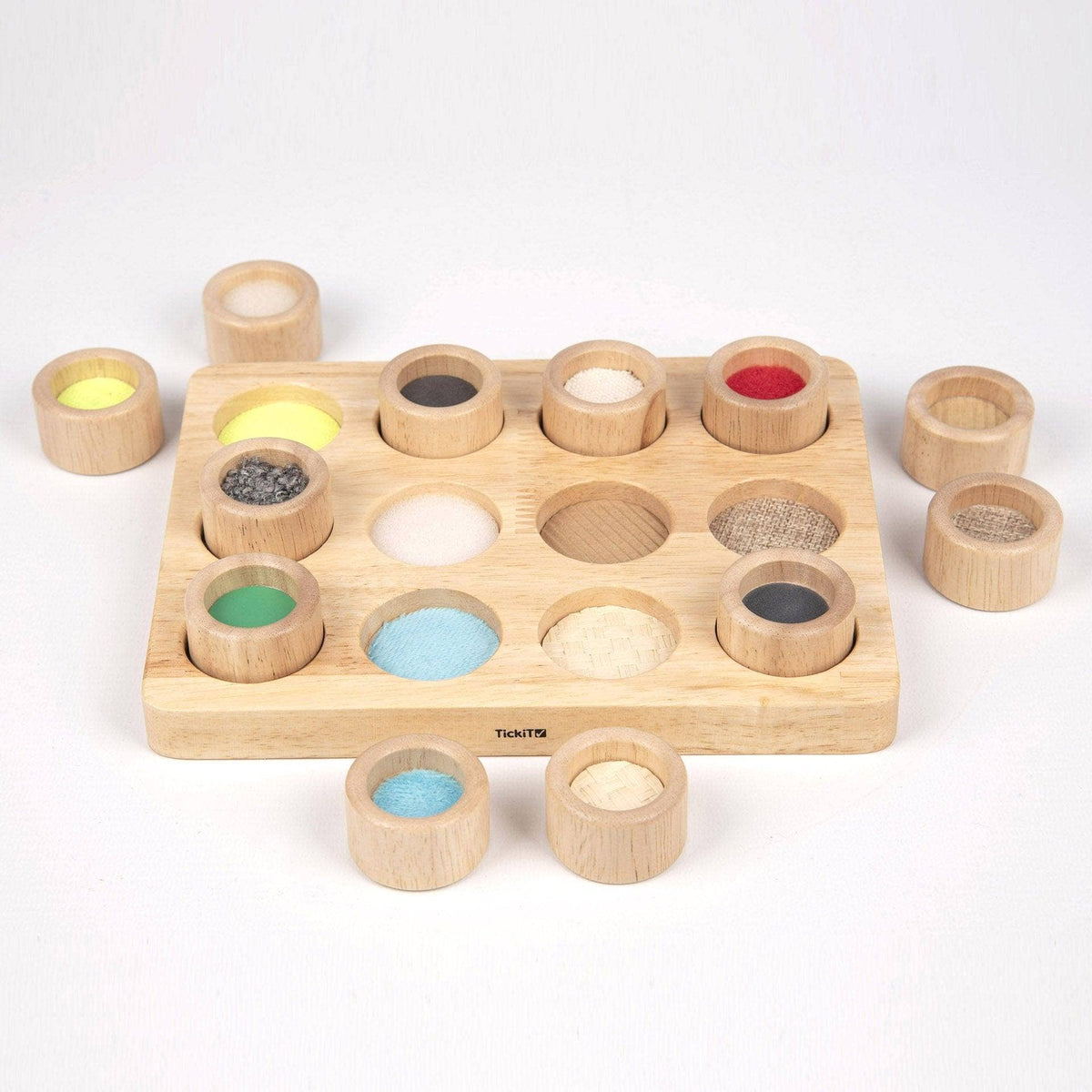 Touch & Match Board Sensory board - Touch and feel - wooden