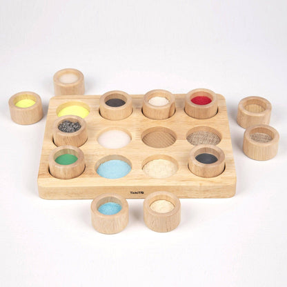 Touch & Match Board Sensory board - Touch and feel - wooden